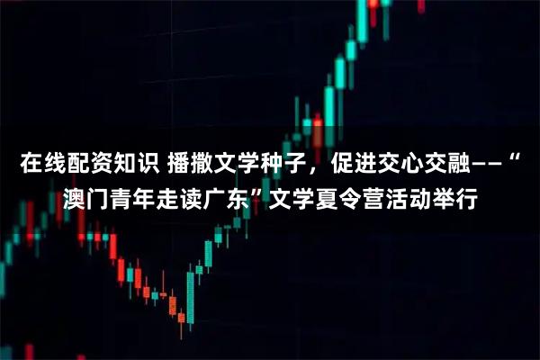 在线配资知识 播撒文学种子，促进交心交融——“澳门青年走读广东”文学夏令营活动举行